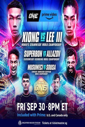 Locandina di ONE on Prime Video 2: Xiong vs. Lee III