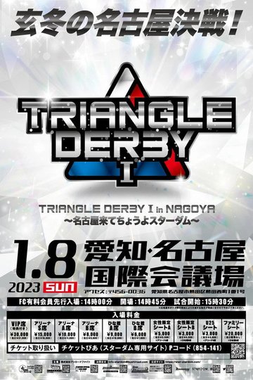 Locandina di TRIANGLE DERBY Ⅰ in Nagoya ～名古屋来てちょうよスターダム～