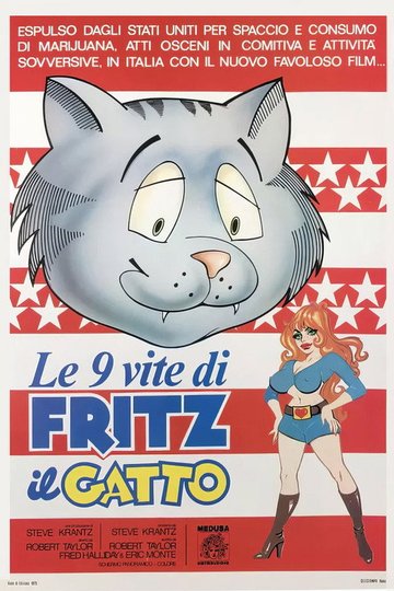 Locandina di Le nove vite di Fritz il gatto