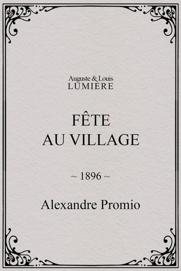 Locandina di Fête au village