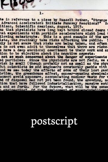 Locandina di Postscript