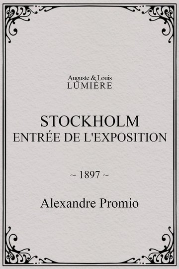Locandina di Stockholm, entrée de l'exposition