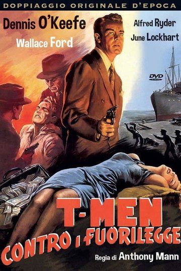 Locandina di T-men contro i fuorilegge