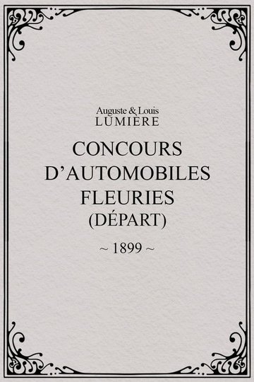 Locandina di Fête de Paris 1899: Concours d'automobiles fleuries (départ)