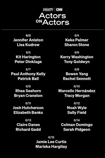 Locandina di Variety & CNN Actors on Actors