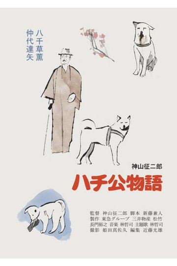 Locandina di hachiko monogatari