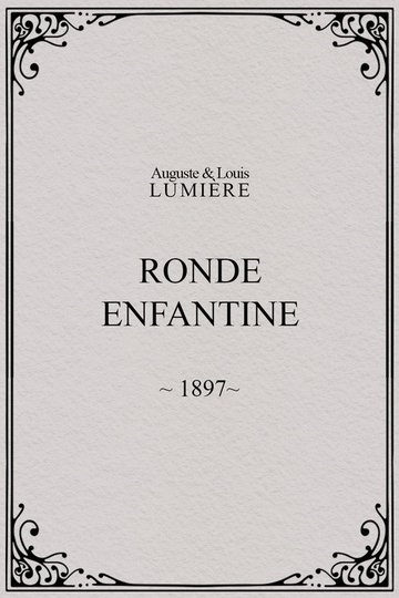 Locandina di Ronde enfantine