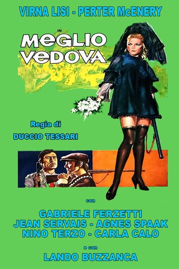 Locandina di Meglio vedova