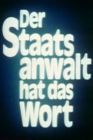 Locandina di Der Staatsanwalt hat das Wort