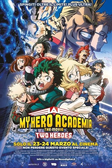 Locandina di My Hero Academia: The Movie - Two Heroes