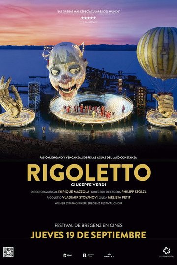 Locandina di Rigoletto - Fesival de Bregenz