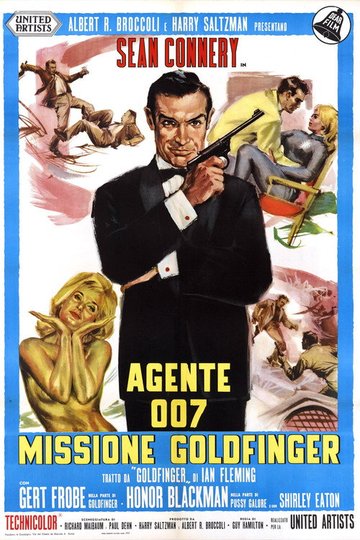 Locandina di Agente 007 - Missione Goldfinger