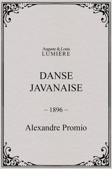 Locandina di Danse javanaise