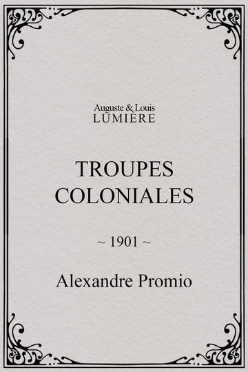 Locandina di Troupes coloniales